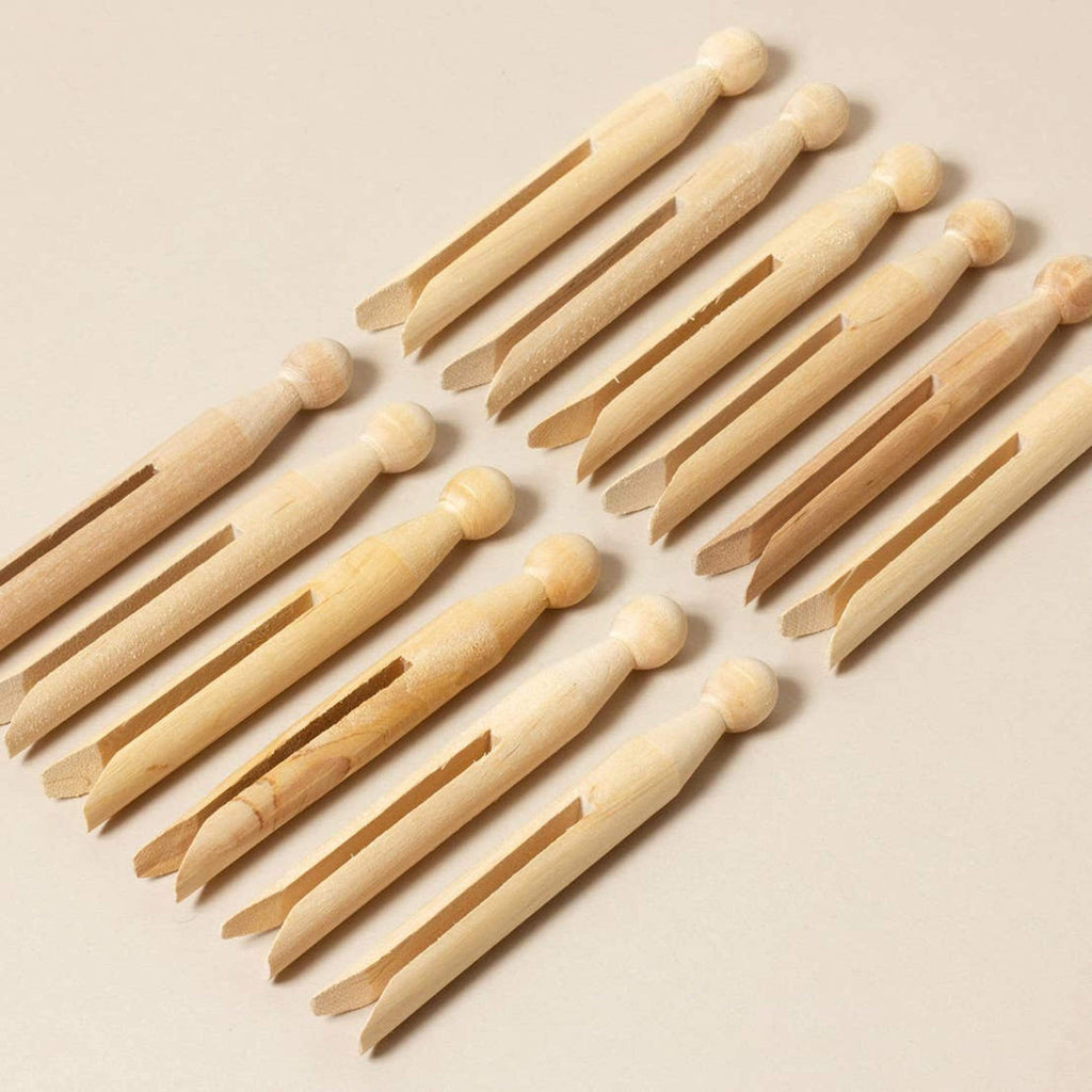 Norfolk Natural Living Clothing Wooden Clothes Pegs