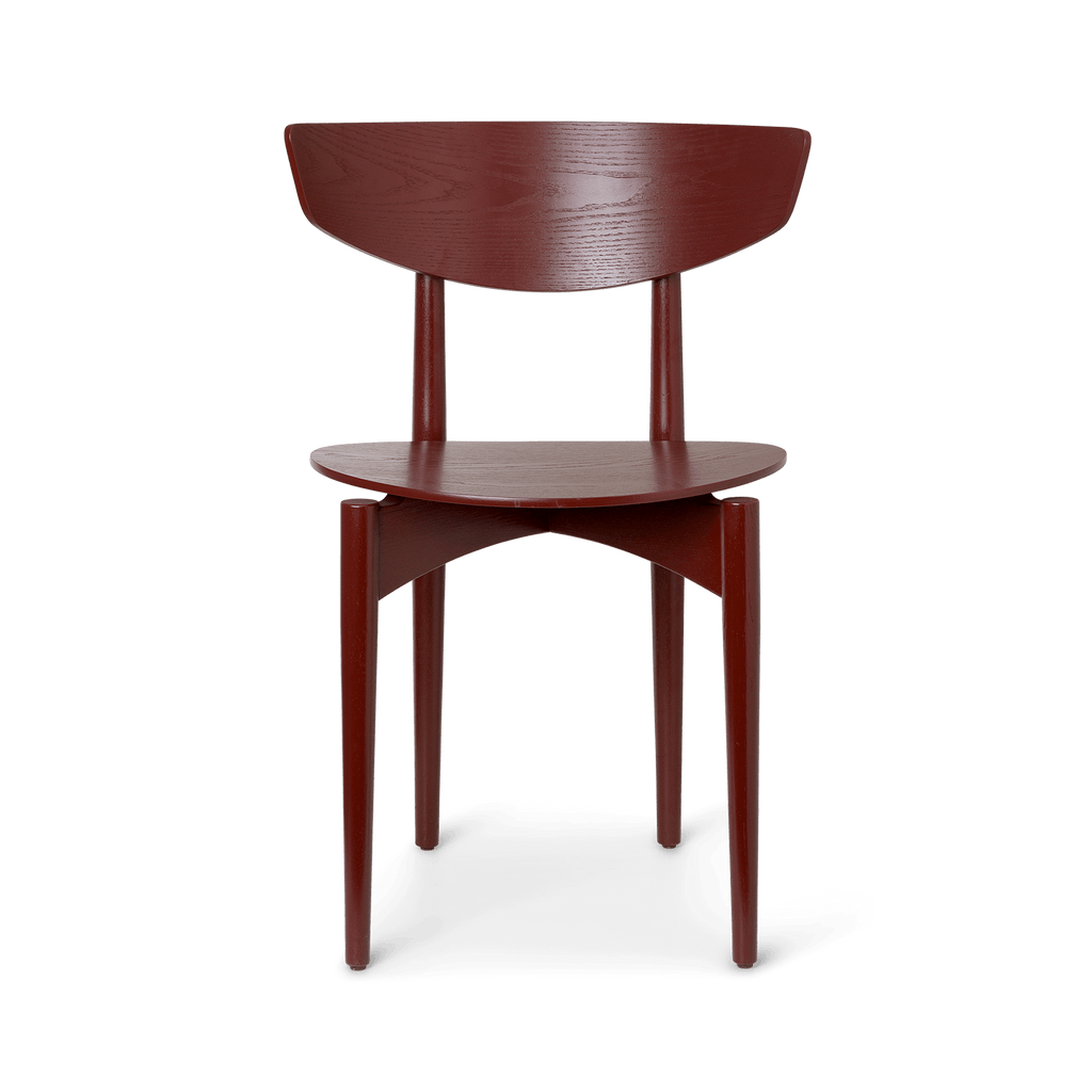 Ferm Living Furniture Red Brown Wooden Herman Dining Chair