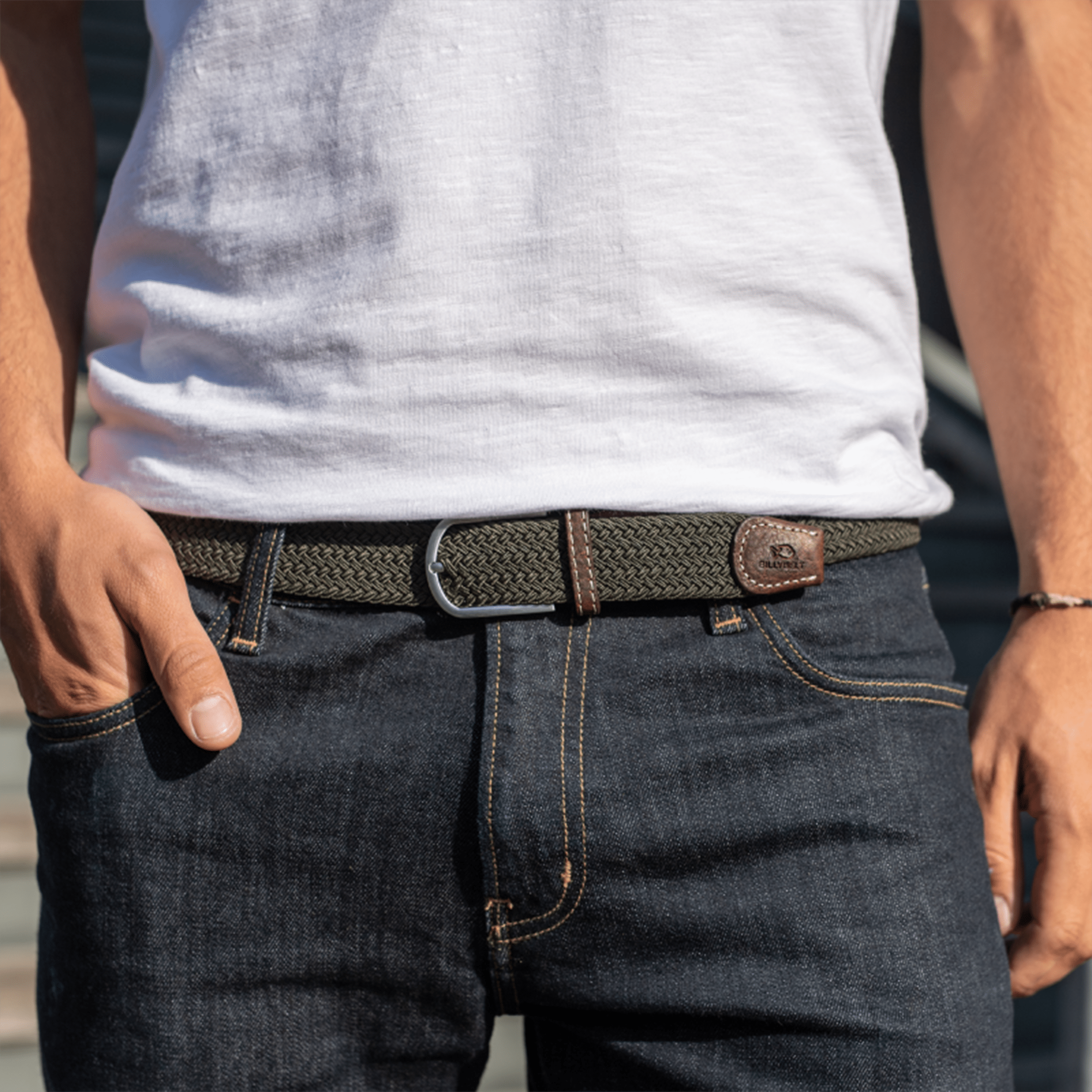 Billybelt Braided Belt Large - Black Licorice – Modern Quests