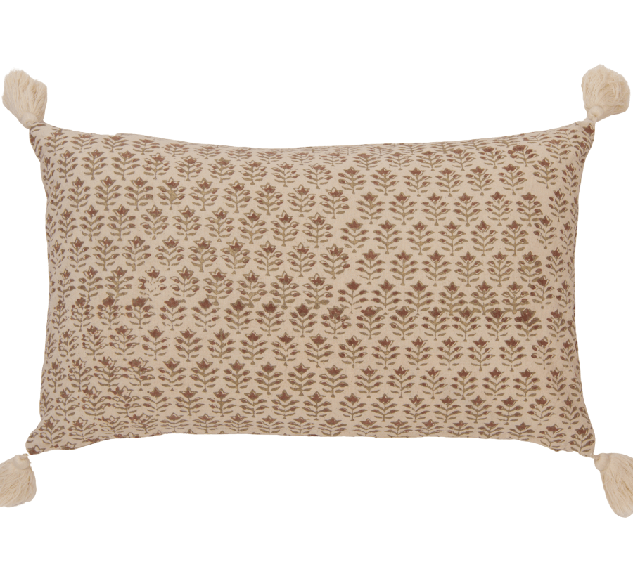 Alamwar Zanzibar Provence Petit Lumbar Pillow Cover